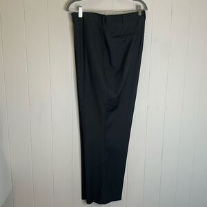 Adolfo Men’s 42W X 30L Black Hight Twist Microtech Deluxe Pants Slacks Trousers